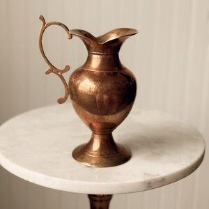 SOLD Vintage Copper Pitcher